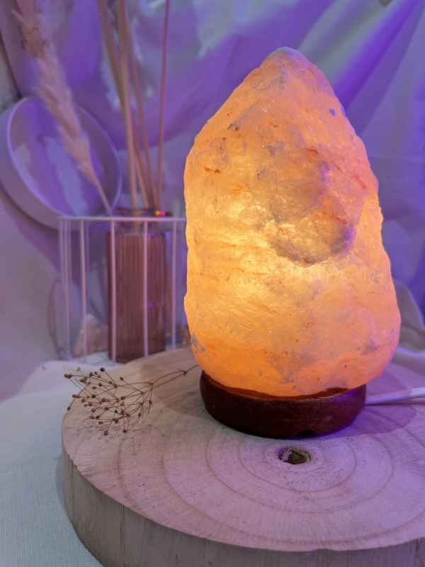 Lampe au sel de l' Himalaya - lampe au sel - 1,5 kg à 2 kg avec
